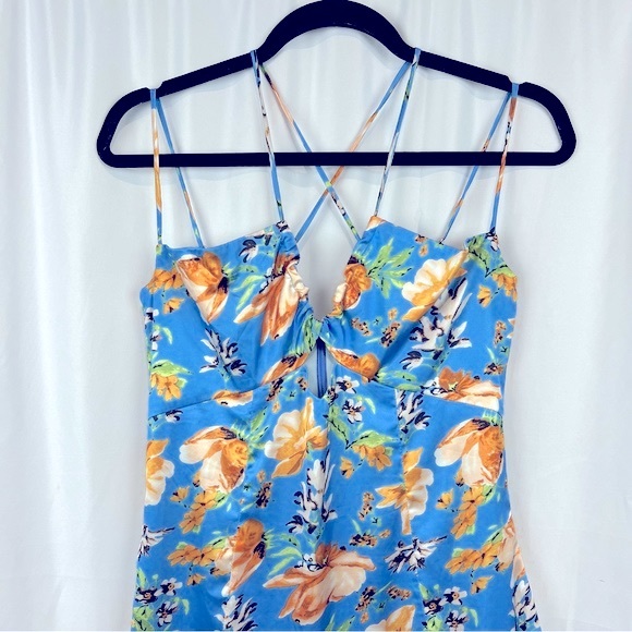 Nookie Simone Frill Maxi Blue Women's Size XS - Picture 5 of 14